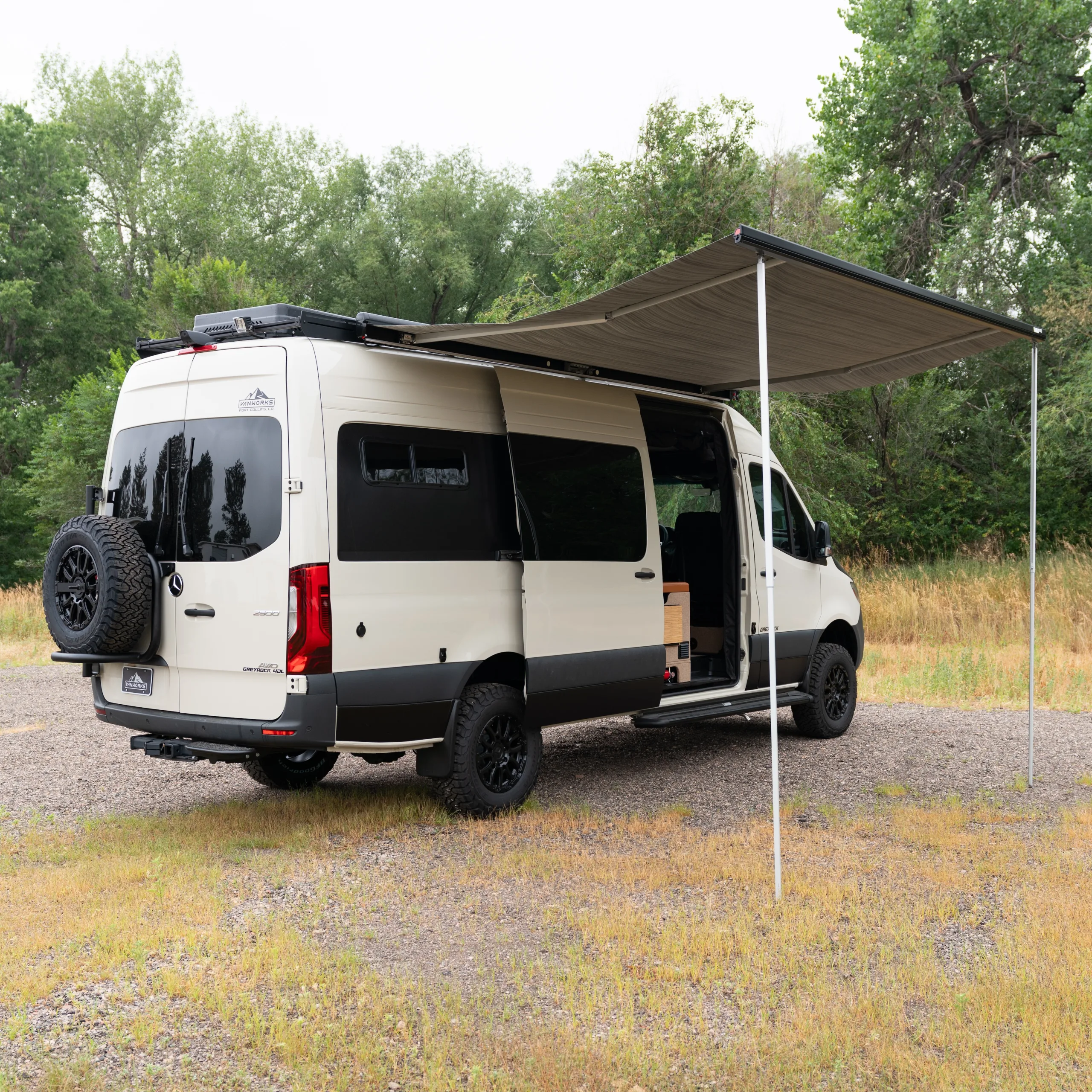 Awning with LED Light Strip