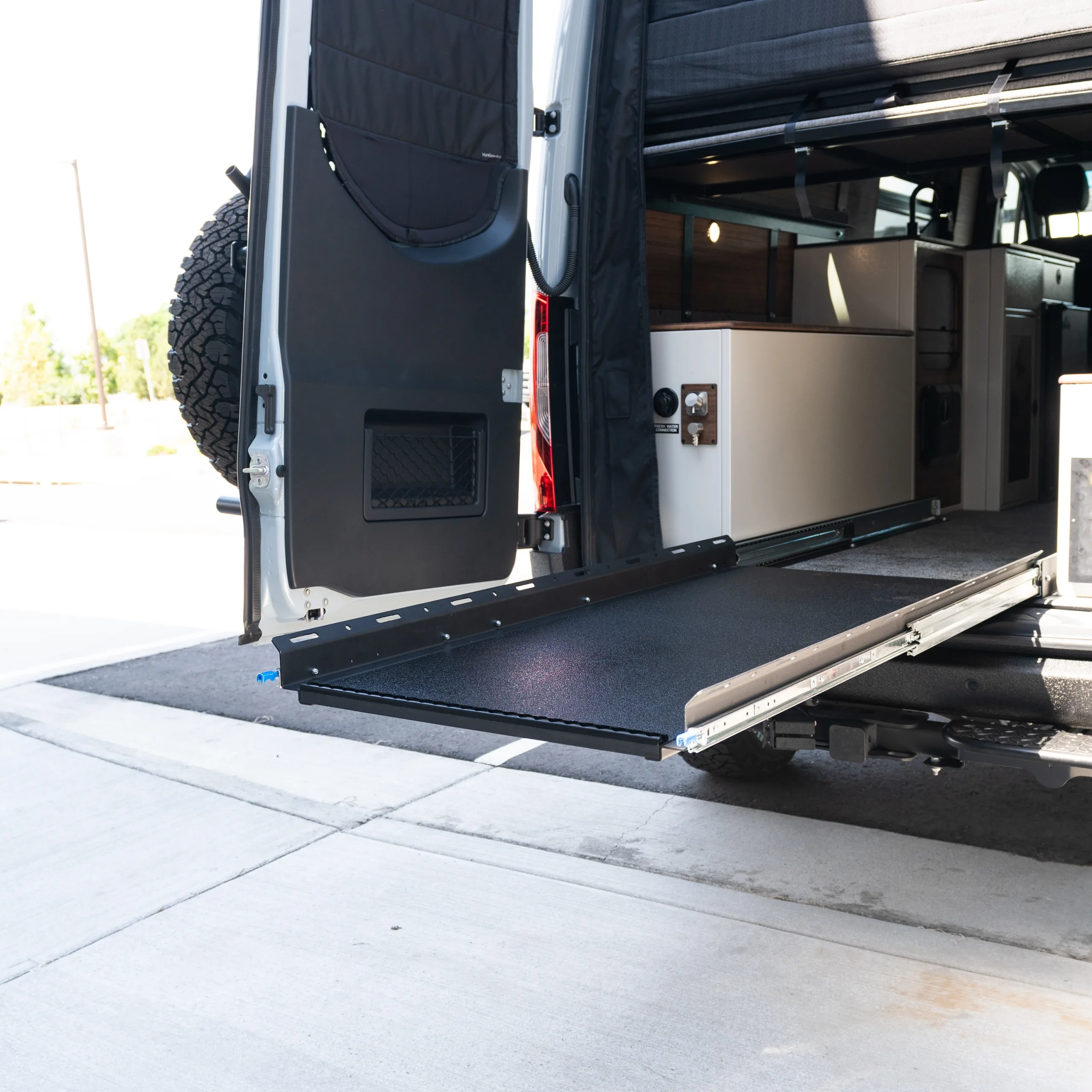 Slide Out Tray with Bed Liner